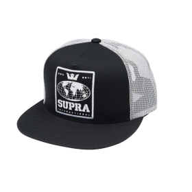 Supra INTERNATIONS TRUCKER Hats Black/Grey | AU-63211